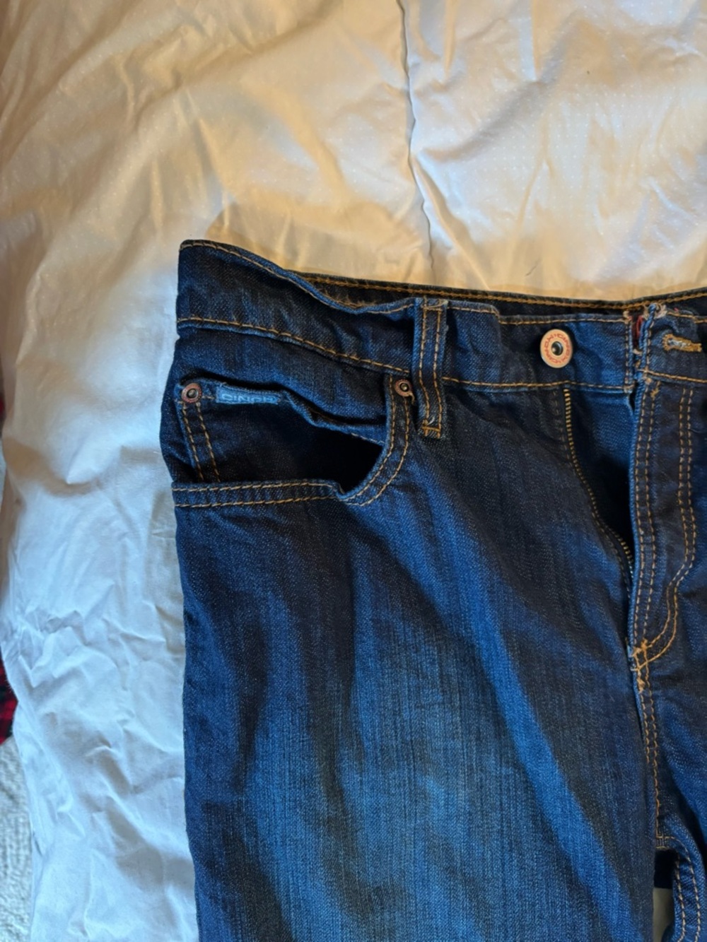 Women’s Dark Indigo Straight-Leg Jeans Jenna cinch cowgirl western bootcut jeans - Picture 4 of 11